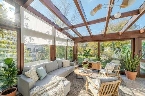 Sonniger Wintergarten - Großzügiges Reihenmittelhaus mit Wintergarten, Dachstudios und Garage in zentraler, ruhiger Wohnlage