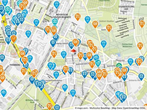 Geolyzer Kartenausschnitt - 