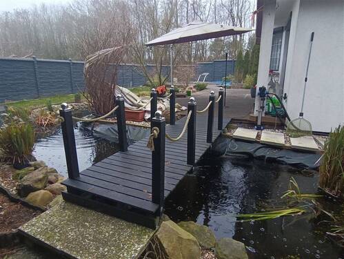 Teich Brücke - 6 Zimmer Einfamilienhaus in Schipkau