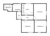 Grundriss Skizze 1.OG rechts - 