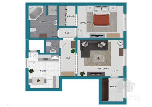 Wohnung 1. Obergeschoss - 