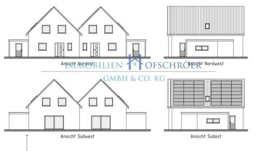 Ansichten - 5 Zimmer Doppelhaushälfte in Beesten