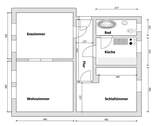 Grundriss EG - 3 Zimmer Etagenwohnung zur Miete in Lichtenstein