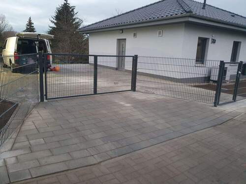 Auffahrt zum Grundstück - 4 Zimmer Einfamilienhaus in Manker Gem. Fehrbellin