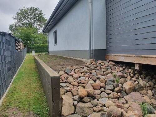 vom hinteren Teil des Hauses - 