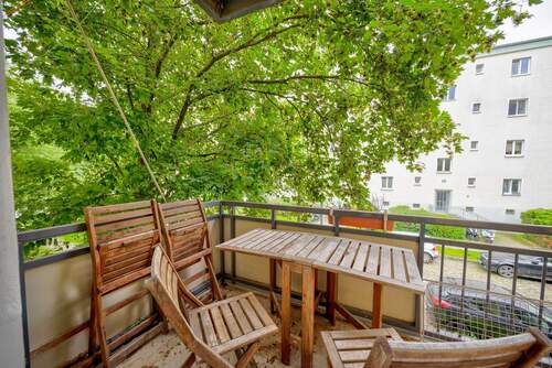Balkon - 3 Zimmer Etagenwohnung in Berlin