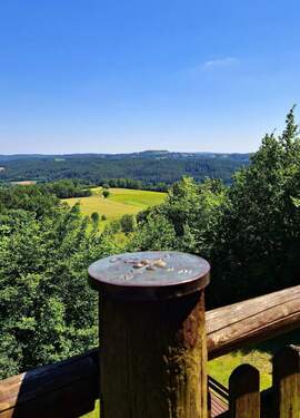 Blick von der Knockhütte - 2 Zimmer Bungalow in Mistelgau