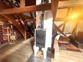 Kaminofen im Obergeschoss - 