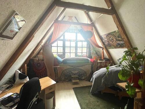 Arbeitszimmer im Spitzboden - 