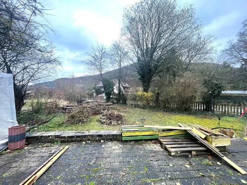 Terrasse - Einfamilienhaus mit 156,00 m&sup2; in Vorra zum Kaufen