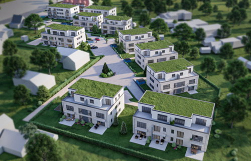 Süd-Ost Ansicht - 3 Zimmer Etagenwohnung in Stockelsdorf