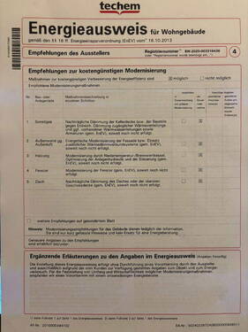 Energieausweiss - 