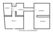 Grundriss Gewölbekeller - 