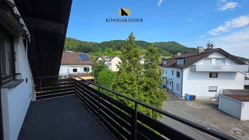 Aussicht vom Balkon - Klein aber oho... gepflegte und zweckmäßige Wohlfühloase in ruhiger Lage und See-Nähe