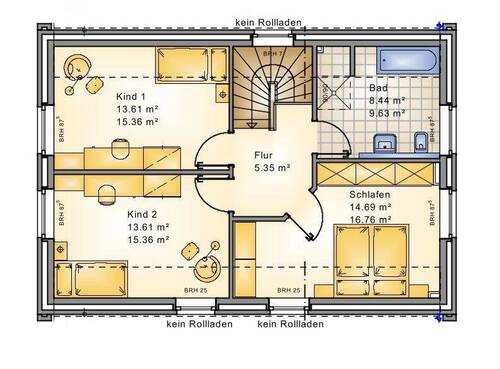 Dachgeschoss - Einfamilienhaus mit 130,00 m² in Oldenburg / Osternburg zum Kaufen