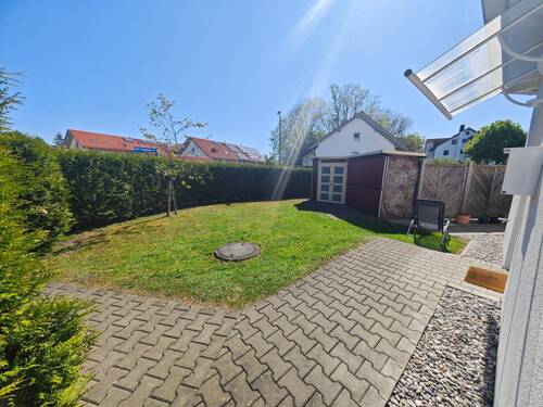 Garten - vermietete 2-Zimmer- Erdgeschosswohnung in der Nähe der Ammer mit TG-Stellplatz