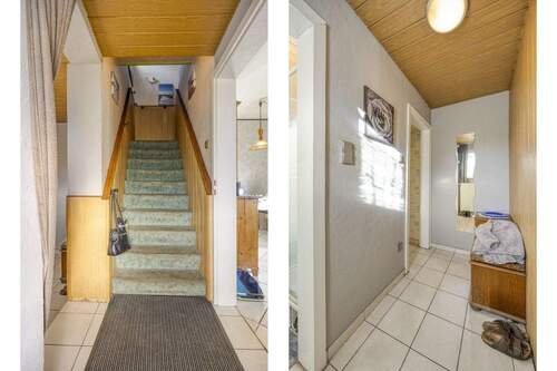 Hausflur und Diele der linken Haushälfte - 