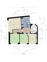 Grundriss 2. OG bemasst - 
