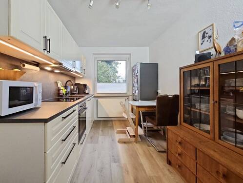 Küche Blick nach Norden - Etagenwohnung mit 63,00 m&sup2; in Krefeld zum Kaufen