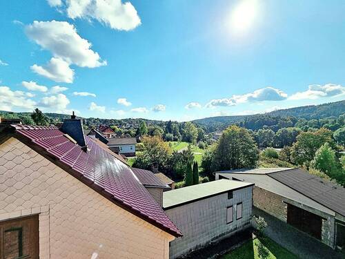 Ausblick vom Dachboden - Mehrfamilienhaus, Wohnhaus zum Kaufen in Zella-Mehlis