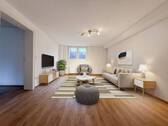 Virtual Staging Wohnzimmer-Souterrain - 