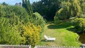 Blick in Garten vom Balkon - 
