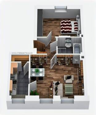 Erdgeschoßwohnung - 