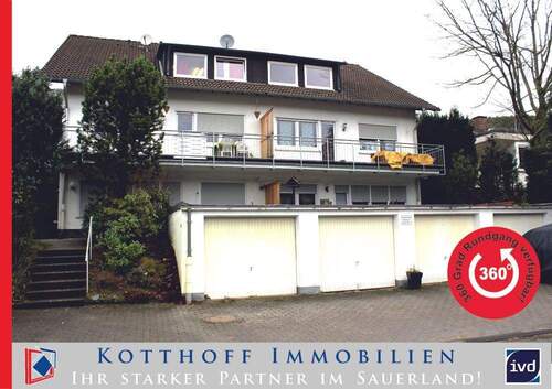 Bild 1 - Familienwohnung mit Garage und Balkon in Altenhundem!