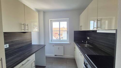 Küche mit EBK - 2 Zimmer Etagenwohnung in Rostock