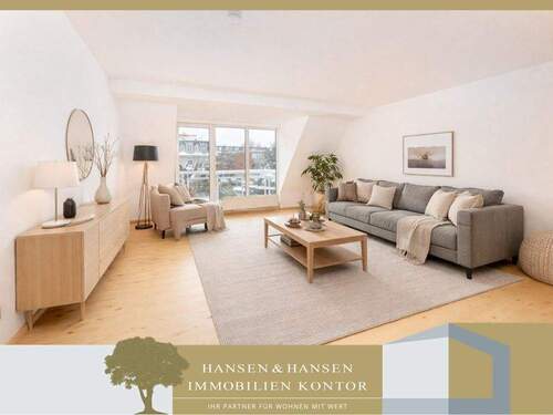 Titelbild - 3-Zimmer-Wohnung mit West-Balkon und TG-Stellplatz in Hamburg-Nord