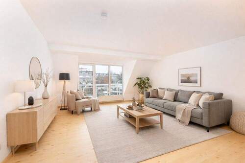 Wohnzimmer (Möblierungsbeispiel) - 3 Zimmer Etagenwohnung zum Kaufen in Hamburg