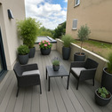 Terrasse möbliert - 