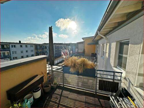 Balkon - Highlight… traumhafte 2 Zimmer Penthouse-Wohnung im Dreikönigenviertel