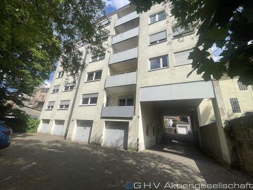 Rückansicht - Helle 3-Zimmer-Wohnung mit Balkon und Aufzug im Herzen von Ottweiler aus Nachlass