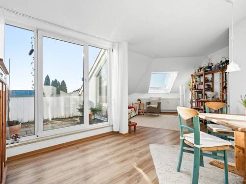 Wohn-Ess-Bereich - Etagenwohnung mit 60,60 m&sup2; in Owingen zum Kaufen