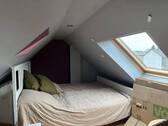 Schlafbereich im Spitzboden - 
