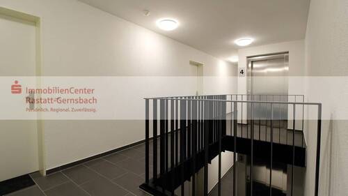 Treppenhaus - Etagenwohnung mit 67,20 m&sup2; in Rastatt zum Kaufen