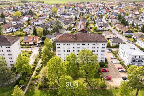 LUFTANSICHT - WEITBLICK, DER ZUM TRÄUMEN EINLÄDT - Ihr neues 2-Zimmer-Zuhause in Pfungstadt