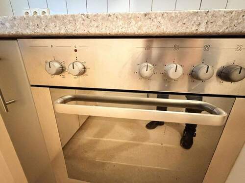 Herd mit Edelstahlfront - 