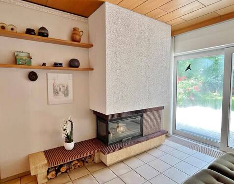 Hauptwohnung: Wohndiele Kaminecke - 