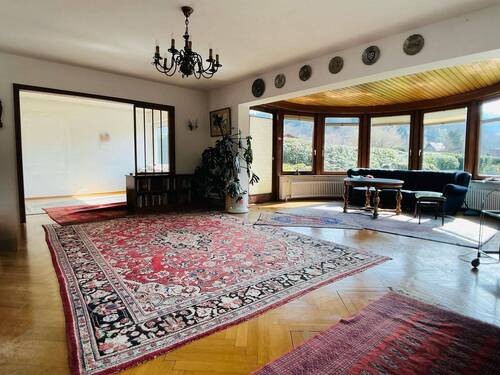 Zugang vom Wohnzimmer zum Essbereich und Wintergarten - 