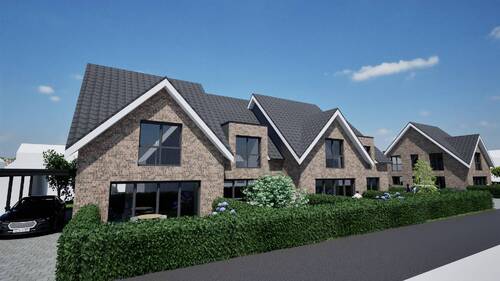 Südansicht Haus 1 - 4 - 5 Zimmer Reihenmittelhaus zum Kaufen in Meppen