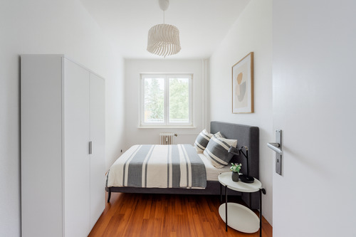 Schlafzimmer Möblierungsvorschlag visualisiert - 