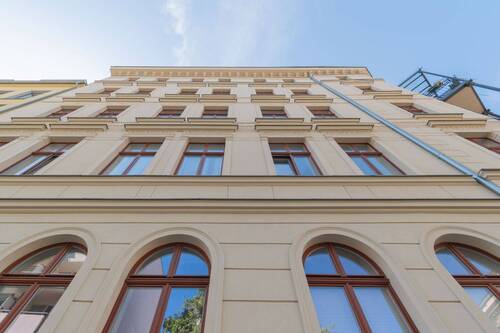 Ansicht Fassade - 4 Zimmer Etagenwohnung in Leipzig