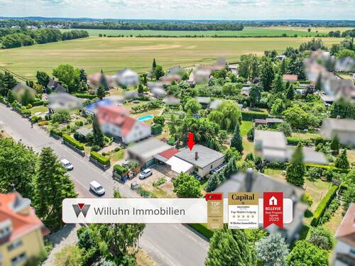 Idyllisch gelegen - Perfekt zum Ausbauen oder Platz für etwas Neues: Bungalow mit idyllischem Grundstück