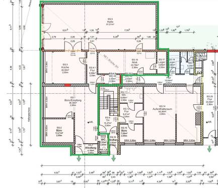 Mietfläche EG_grün umrandet - 