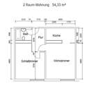 Grundriss der Wohnung - 