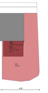 Außenanlagenplan Wohnung 3 - 