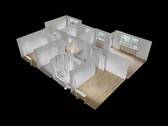 3D-Ansicht Grundriss - 