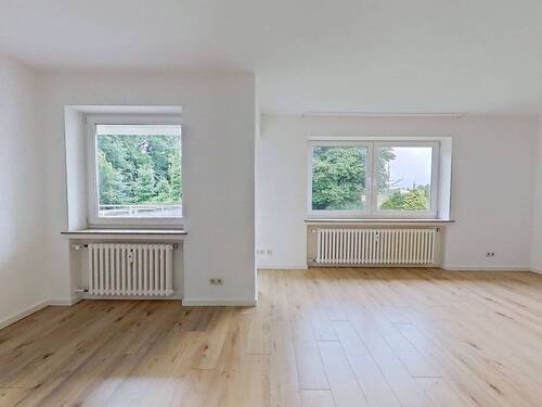 Ansicht II: Wohn- und Esszimmer - 5 Zimmer Etagenwohnung zur Miete in Bückeburg